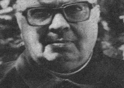 Pfarrer Franz Wölfle war von 1955 bis 1980 der „Pfarrherr“ von Dörlinbach. In dessen Zeit fällt unter anderem der Bau eines Kirchturms (1958 / 1959).