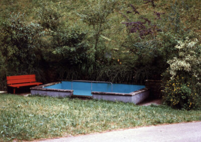 Blick auf die Wassertretbad-Anlage in der Ruhl im Jahre 1996.