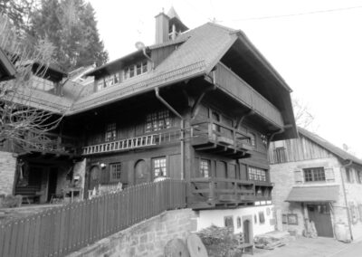 Das geschichtsträchtige Haus „Herre-Ländels“ am Unterrain im Juli 2021. Immer ein Hingucker und beliebtes Fotomotiv.