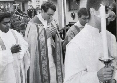 Heimatprimiz von Neupriester Ewald Billharz im Mai 1994. Ein großer Tag für die Pfarrgemeinde St. Johannes.