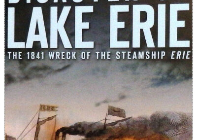 Buch-Cover von „Disaster on Lake Erie: The 1841 Wreck of the Steamship Erie“ von Alvin F. Oickles. Das Taschenbuch erschien im Mai 2011.