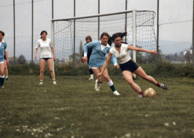 Freundschaftsspiel gegen die DJK Hartheim im April 1983. Das Spiel in Hartheim ging 2:1 verloren.