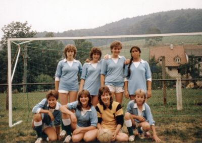 Das Krempelteam der KJG Dörlinbach im Juni 1983. Das Team holte sich ungeschlagen den Titel.