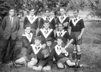 Seniorenmannschaft Ende der 1950er-Jahre. Foto könnte im Jahre 1958 oder 1959 entstanden sein.