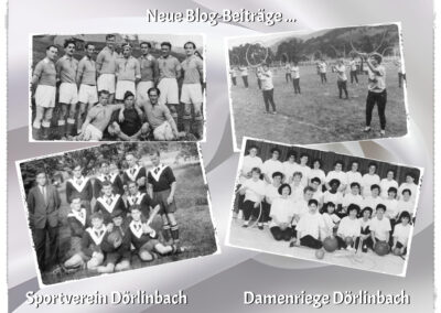 Immer wieder stellen wir auch Vereine aus unserem Ort vor. Zuletzt der Sportverein Dörlinbach sowie die Damenriege Dörlinbach.