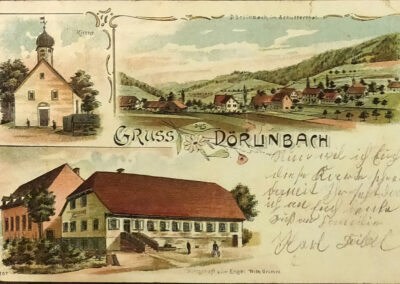 Eine weitere Postkarte als Beispiel der farbenprächtigen Chromolithograhiekunst zu Beginn des 20. Jahrhunderts.