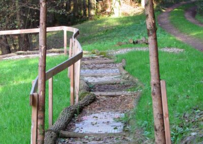 Seit dem Jahre 2007 gibt es oberhalb der Prinschbachhütte einen Barfußpark. Geschaffen von der BNZ im Rahmen des Bürgerschaftlichen Engagements.
