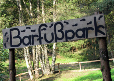 Seit dem Jahre 2007 gibt es oberhalb der Prinschbachhütte einen Barfußpark. Geschaffen von der BNZ im Rahmen des Bürgerschaftlichen Engagements.