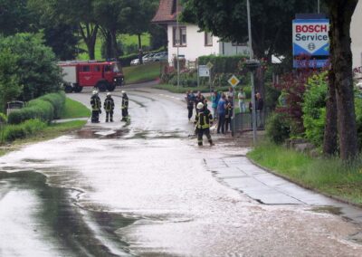 Einsatz bei den Sommer-Hochwassern im Jahre 2021.