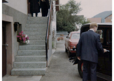 Goldene Hochzeit von Hermann und Pauline Fischer im August 1980. Geheiratet hatten die beiden am 9. August 1930 in Zell am Harmersbach.