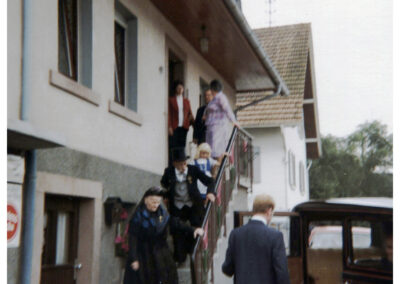 Goldene Hochzeit von Hermann und Pauline Fischer im August 1980. Geheiratet hatten die beiden am 9. August 1930 in Zell am Harmersbach.