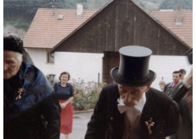 Goldene Hochzeit von Hermann und Pauline Fischer im August 1980. Geheiratet hatten die beiden am 9. August 1930 in Zell am Harmersbach.