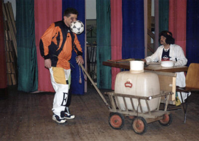 Impressionen von der Generalprobe zum Zunftabend 2003 in der Dörlinbacher Halle. Schon die Proben waren immer eine Riesengaudi.