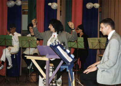 Impressionen von der Generalprobe zum Zunftabend 2003 in der Dörlinbacher Halle. Schon die Proben waren immer eine Riesengaudi.