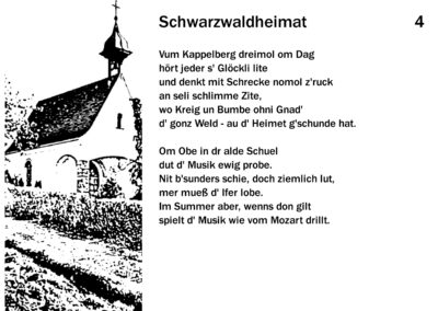 „Schwarzwaldheimat“ Gedicht von Schwester Maria Ilka Wehrle