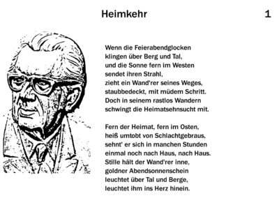 „Heimkehr“ Gedicht von Wilhelm Fischer