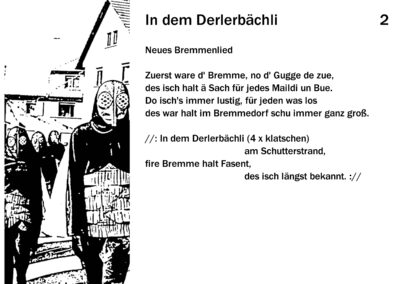 „In dem Derlerbächli“ Neues Bremmenlied von Alois Göppert und Wolfgang Schätzle