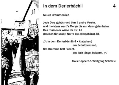 „In dem Derlerbächli“ Neues Bremmenlied von Alois Göppert und Wolfgang Schätzle