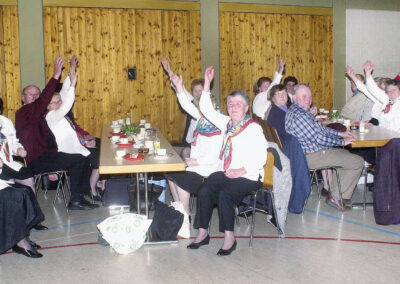 Eindrücke vom Seniorennachmittag in Palmsonntag 2004 in der Turn- und Festhalle.