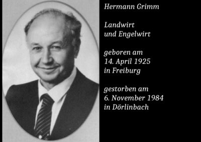 Hermann Grimm (1925 bis 1984) / Landwirt und Engelwirt
