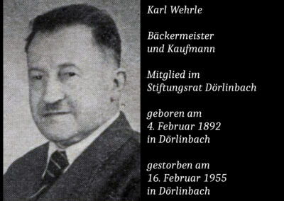 Karl Wehrle (1892 bis 1955) / Bäckermeister und Kaufmann
