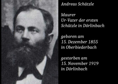 Andreas Schätzle (1855 bis 1919) / Maurer