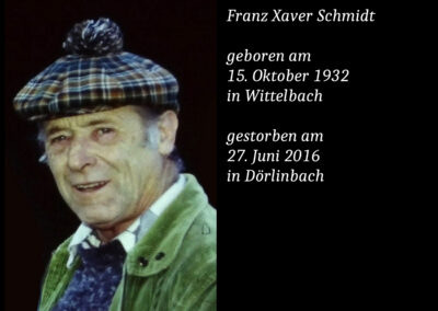 Franz Xaver Schmidt (1932 bis 2016)