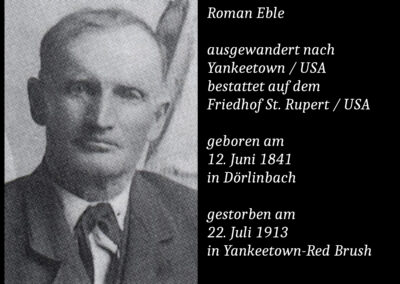 Roman Eble (1841 bis 1913) / Auswanderer