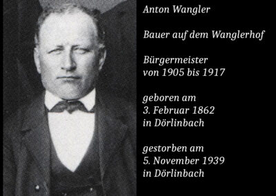 Bürgermeister Anton Wangler (1862 bis 1939) / Wanglerbauer