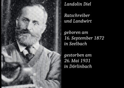 Landolin Diel (1872 bis 1931) / Ratschreiber und Landwirt