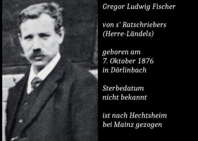 Gregor Ludwig Fischer (geboren 1876 / Sterbedatum nicht bekannt)