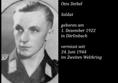 Otto Deibel (1922 bis 1944) / Soldat