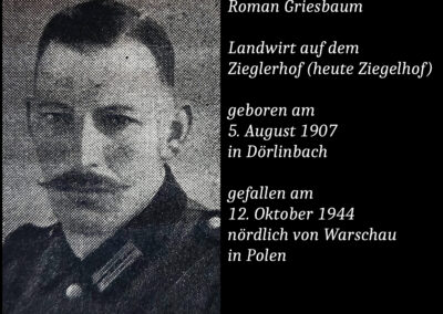 Roman Griesbaum (1907 bis 1944)