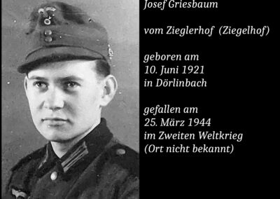 Josef Griesbaum (1921 bis 1944)