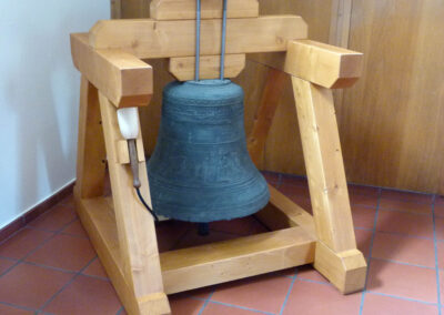 Patrozinium 2022: Die im historische Glocke aus dem Jahre 1780. Lange Zeit schlummerte sie im Kirchenspeicher.