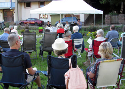 4. September 2022: Impressionen vom Schlagergottesdienst auf Drescher's Matt.