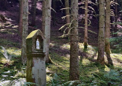 Weitere Impressionen von der geführten Wanderung – vorbei an Bildstöckle und Aussichtspunkten.