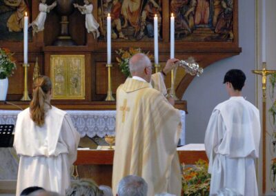 Patrozinium 2025: Das Hochamt leitete Dekan Johannes Mette, der hervorhob, dass die Kirche an so vielen Tagen hintereinander im Mittelpunkt von Festivitäten steht.