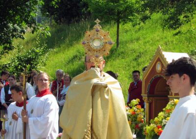 Fronleichnam 2025: Impressionen vom Hochfest des heiligsten Leibes und Blutes Christi, das wenige Tage vor dem Patrozinium im Blickpunkt stand.