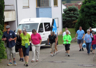 Musikalische Familienwanderung: Impressionen vom dritten Stopp am Kappelberg.