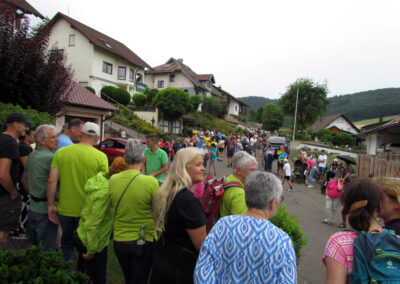 Musikalische Familienwanderung: Impressionen vom dritten Stopp am Kappelberg.
