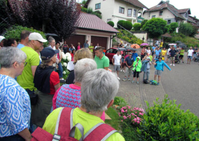Musikalische Familienwanderung: Impressionen vom dritten Stopp am Kappelberg.