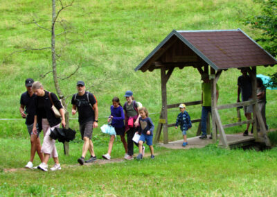 Musikalische Familienwanderung: Vom Tretbad zum Abschluss an der Prinschbachhütte.