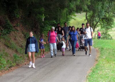 Musikalische Familienwanderung: Vom Tretbad zum Abschluss an der Prinschbachhütte.