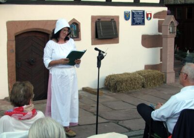 Andrea Schwörer war nicht nur Souffleuse und Ansagerin. Sie war auch verantwortlich für die Gesamtorganisation.