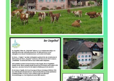 Die wetterfesten Tafeln wurden am letzten Sonntag im Rahmen der Rundwanderung „Unsere Bauernhöfe“ erstmalig der Öffentlichkeit vorgestellt.