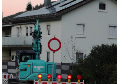 Wasserversorgung: Die Bauarbeiten in der Blessingstraße haben begonnen! Es gibt neue Leitungen im Gebiet Herrenmatt, Blessingstraße und Mühlweg.