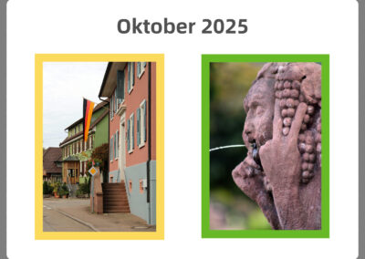 Dörlinbacher Ansichten im Herbst: Der Oktober bringt noch einmal seine ganz besonderen Farben und Facetten mit sich.