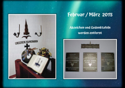 „Meilensteine“ unserer Kapelle von Ende 1954 bis Oktober 2025.