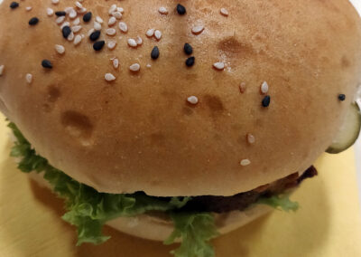 Für Speisen und Getränke sorgte sorgte am Dankeschönfest die Gemeinde. Unter anderem gab es Schupfnudel und Hamburger.